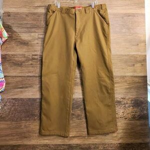Coleman Men's Khaki Fleece Lined Outdoor Pants